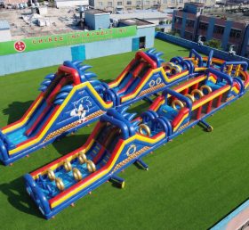 CR2-591 Sonic Theme Giant Inflatable Obstacle Courses Challenging Run