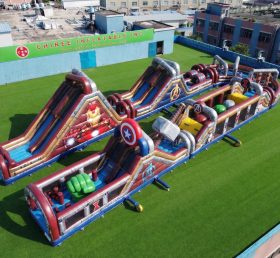 CR2-600 The Avengers Theme Giant Inflatable Obstacle Courses Challenging Run