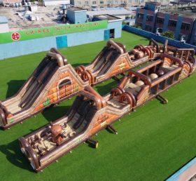 CR2-612 Wild West Theme Giant Inflatable Obstacle Courses Challenging Run