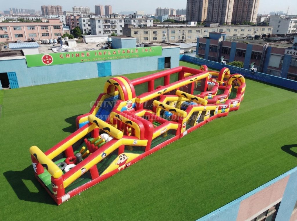 CR2-633 Crayon Shin-chan Theme Giant Obstacle Course Challenging Run