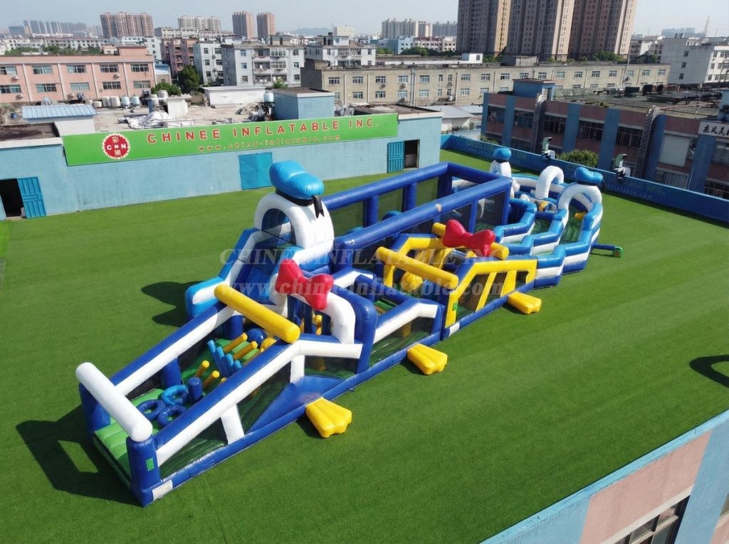 CR2-635 Donald Duck Theme Giant Obstacle Course Challenging Run