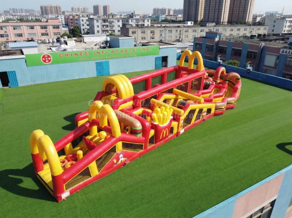 CR2-651 McDonald Theme Giant Obstacle Course Challenging Run