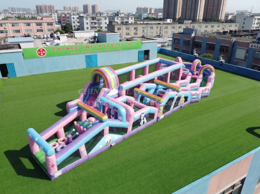 CR2-657 My Little Pony Theme Giant Obstacle Course Challenging Run
