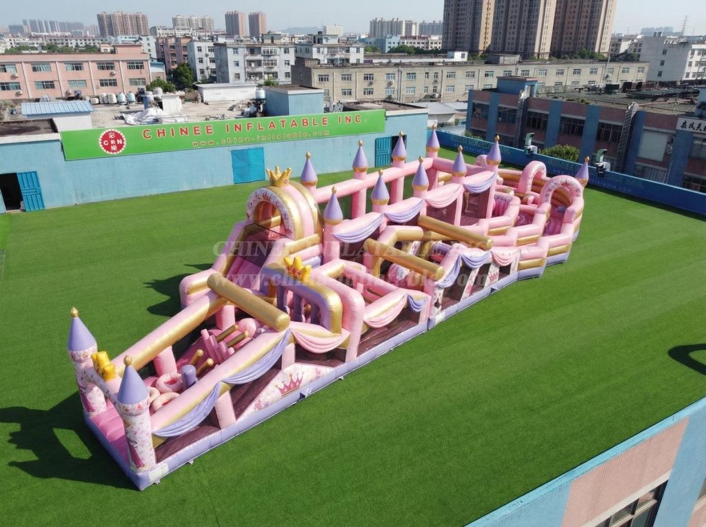 CR2-670 Princess Parties Theme Giant Obstacle Course Challenging Run