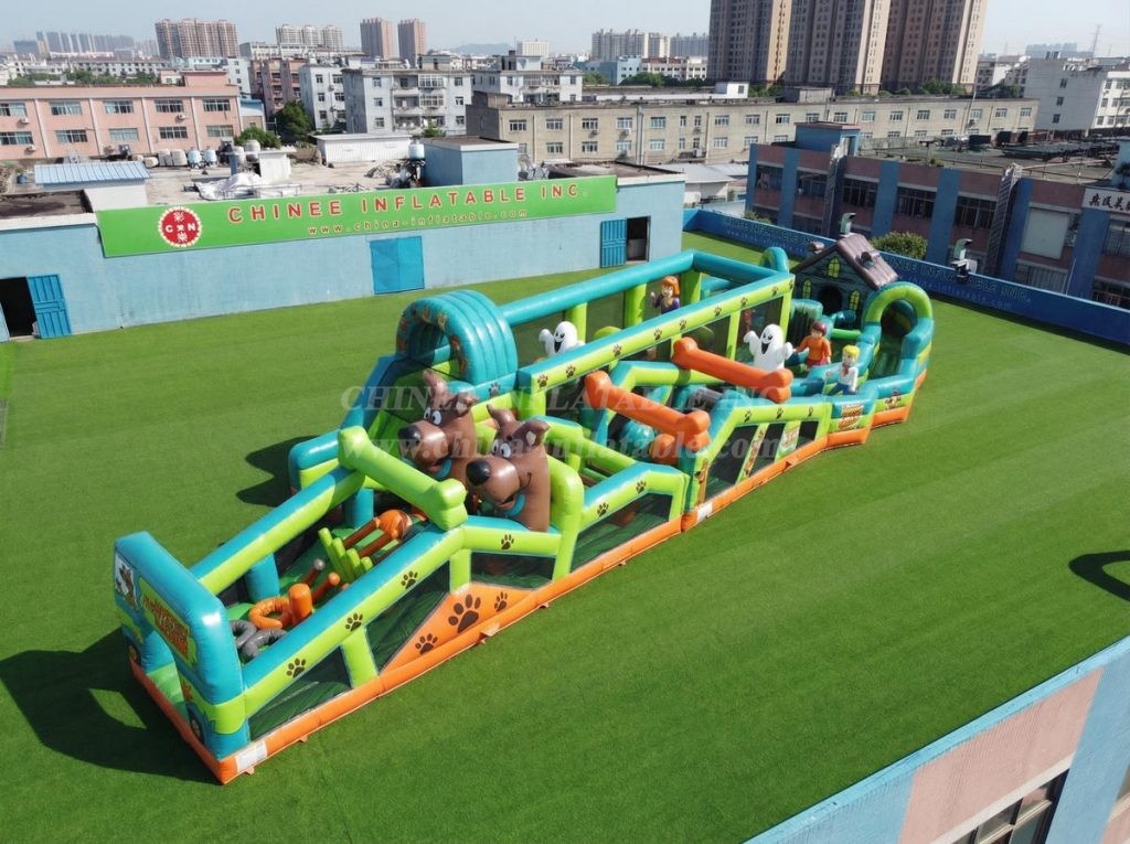 CR2-672 Scooby-Doo Theme Giant Obstacle Course Challenging Run