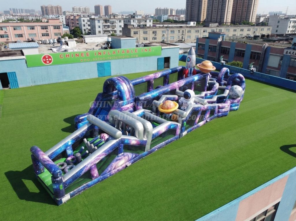 CR2-679 Space Theme Giant Obstacle Course Challenging Run