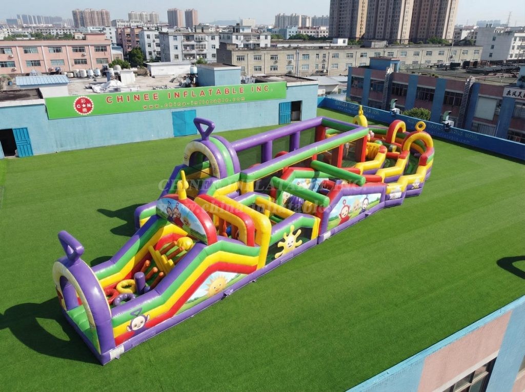 CR2-686 Teletubbies Theme Giant Obstacle Course Challenging Run