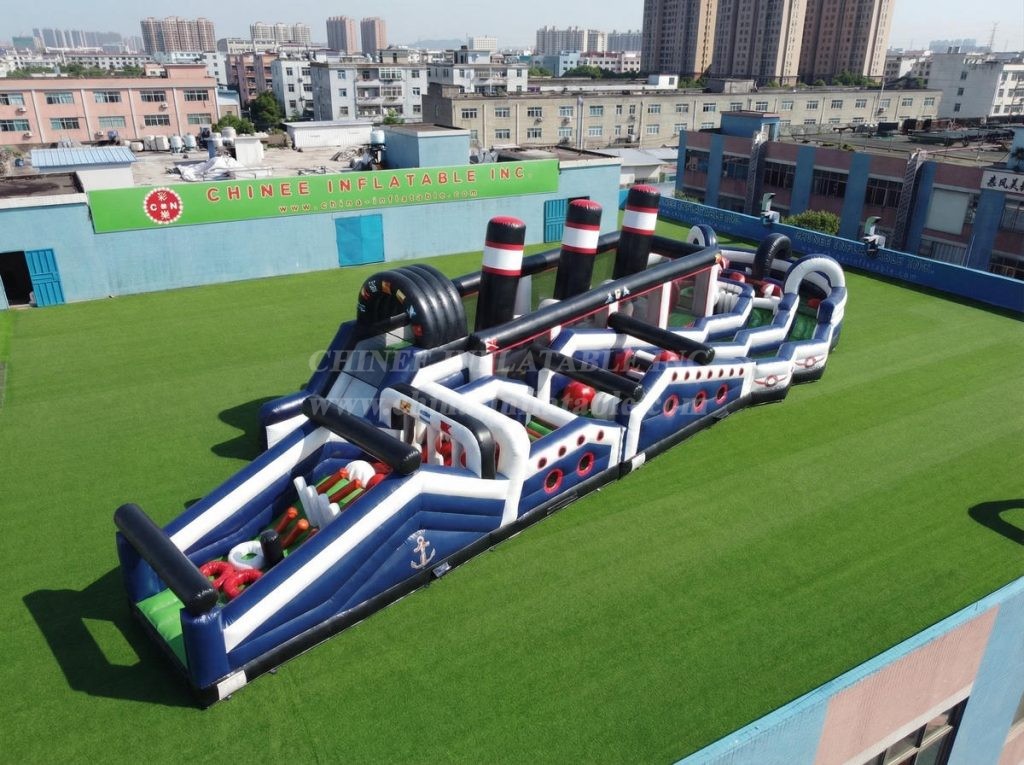 CR2-698 Titanic Theme Giant Obstacle Course Challenging Run