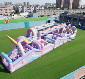 CR2-702 Unicorn Theme Giant Obstacle Course Challenging Run