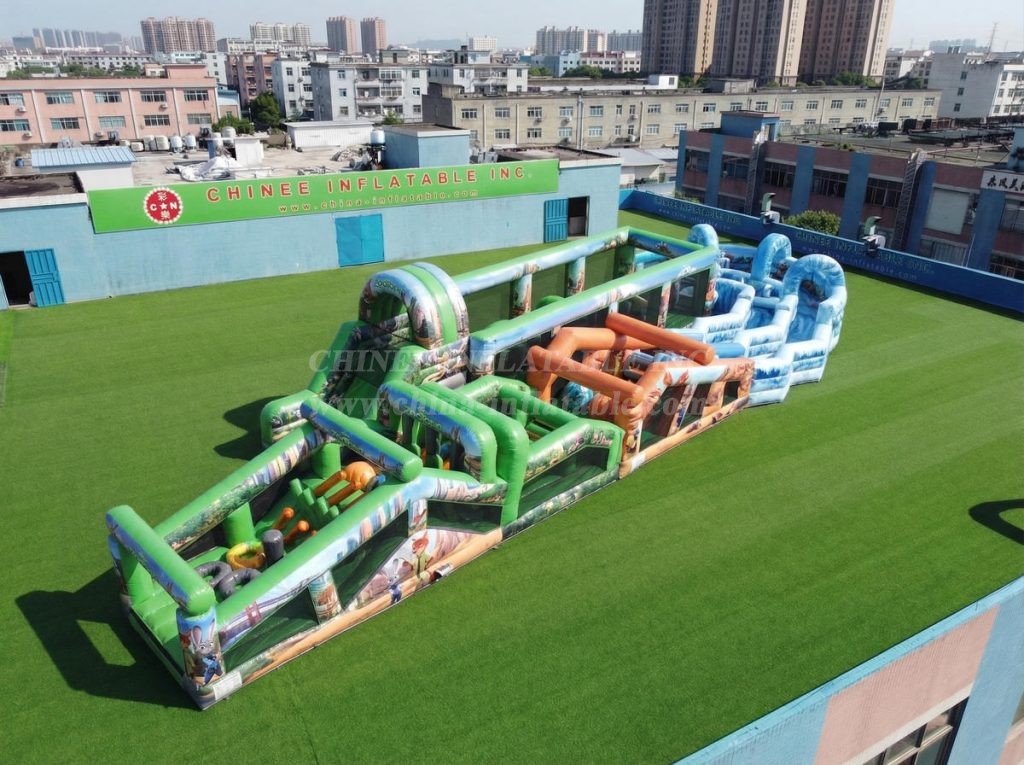 CR2-706 Zootopia Theme Giant Obstacle Course Challenging Run