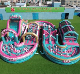 CR2-733 L.O.L.SURPRISE Theme Ginat Inflatable Obstacle Courses Challenging Run