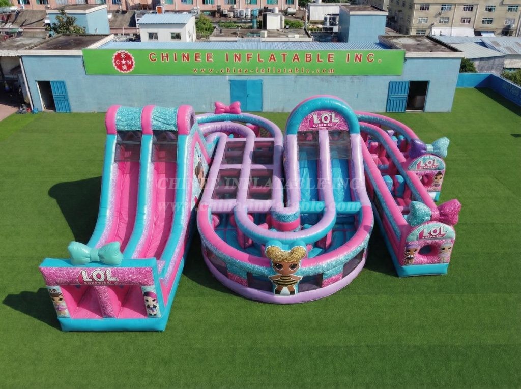 CR2-806 L.O.L.SURPRISE Theme Giant Inflatable Obstacle Courses Challenging Run