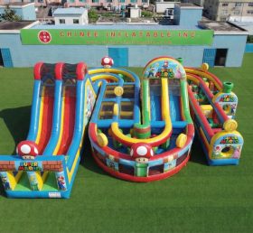 CR2-840 Super Mario Theme Giant Inflatable Obstacle Courses Challenging Run