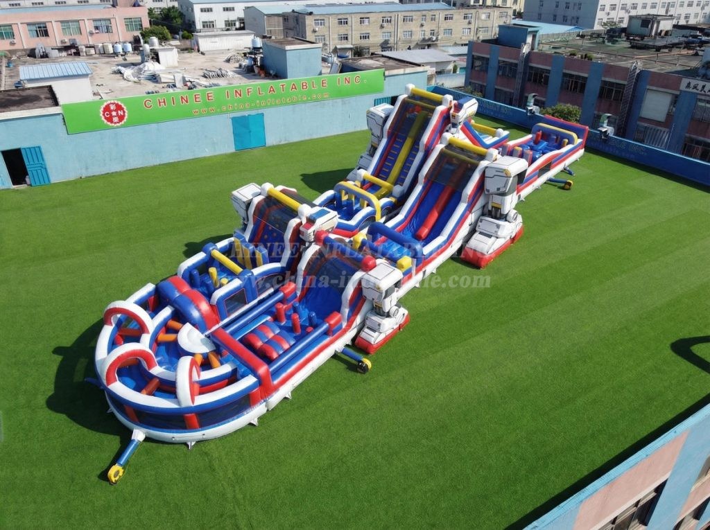 CR2-880 Gundam Theme Giant Obstacle Course Challenging Run