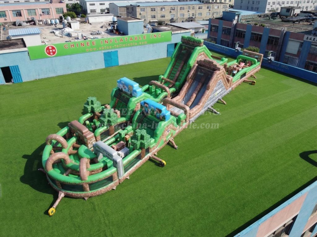 CR2-891 Minecraft Theme Giant Obstacle Course Challenging Run