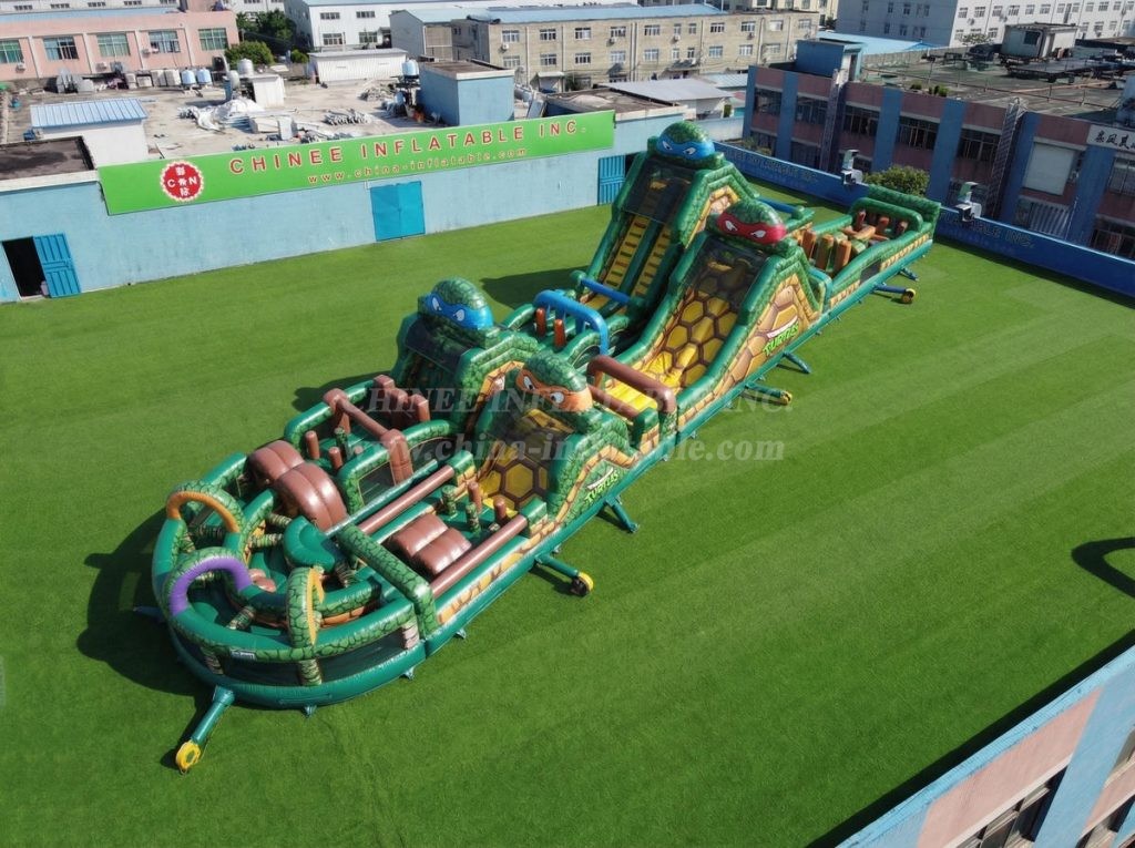 CR2-898 Ninja Turtles Theme Giant Obstacle Course Challenging Run