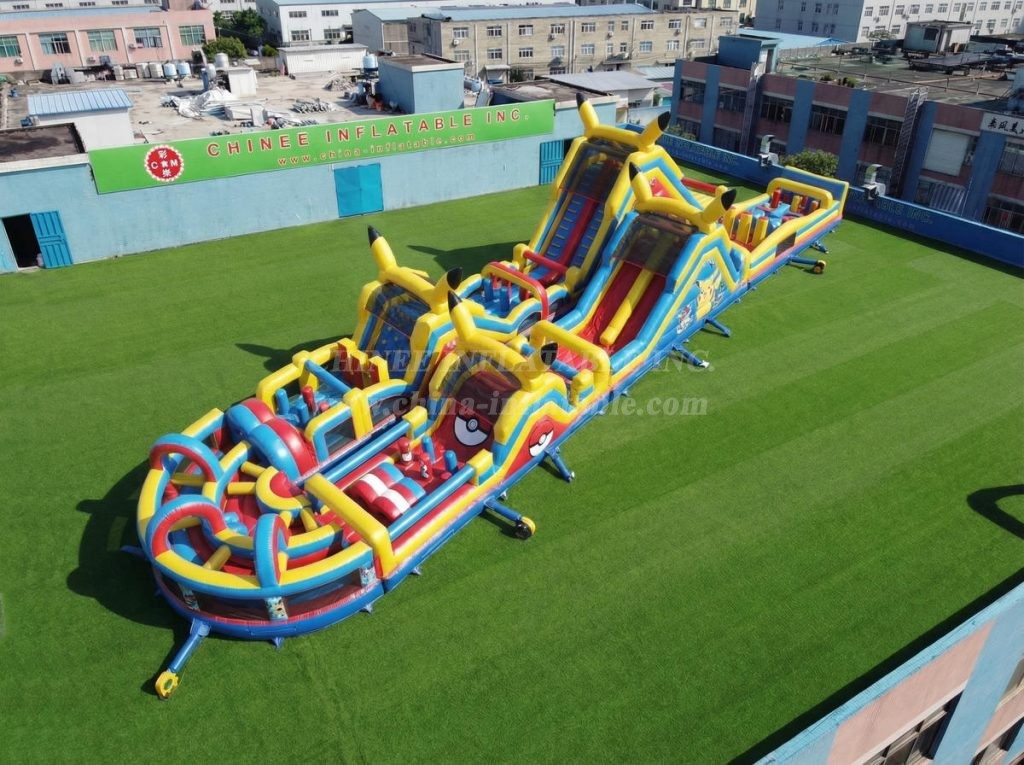 CR2-904 Pokemon Theme Giant Obstacle Course Challenging Run