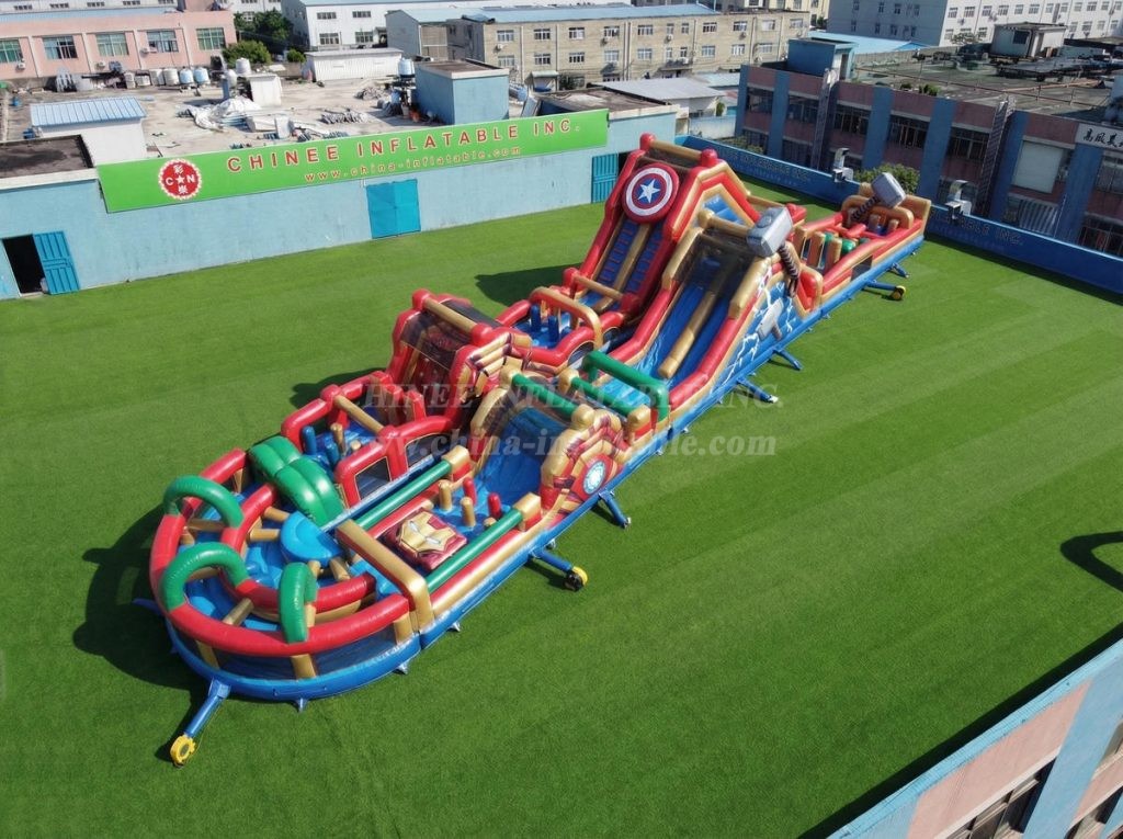 CR2-920 The Avengers Theme Giant Obstacle Course Challenging Run