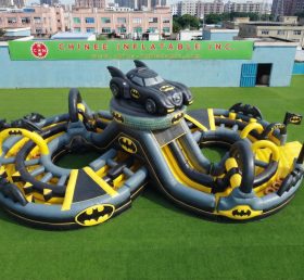 CR2-937 Batman Theme Ginat Inflatable Obstacle Courses Challenging Run