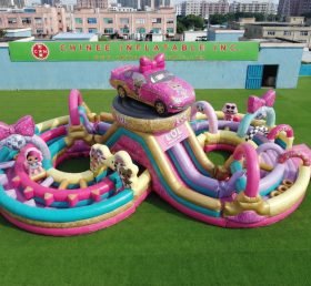 CR2-952 L.O.L.SURPRISE Theme Ginat Inflatable Obstacle Courses Challenging Run