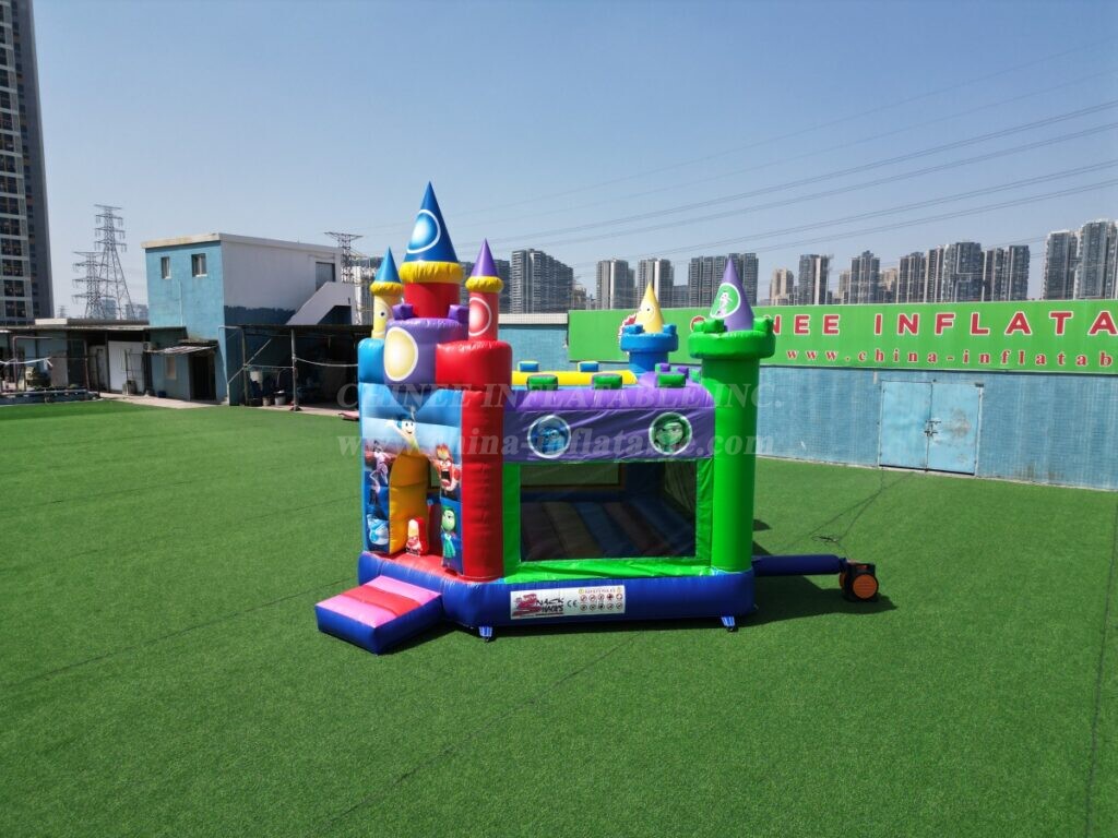 T5-3257 Inside Out Theme Inflatable Castle