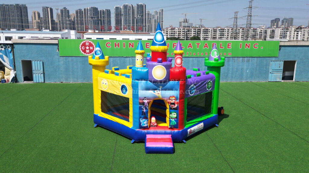 T5-3257 Inside Out Theme Inflatable Castle