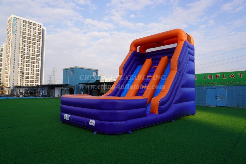 T8-6000D Double Land Inflatable Slide