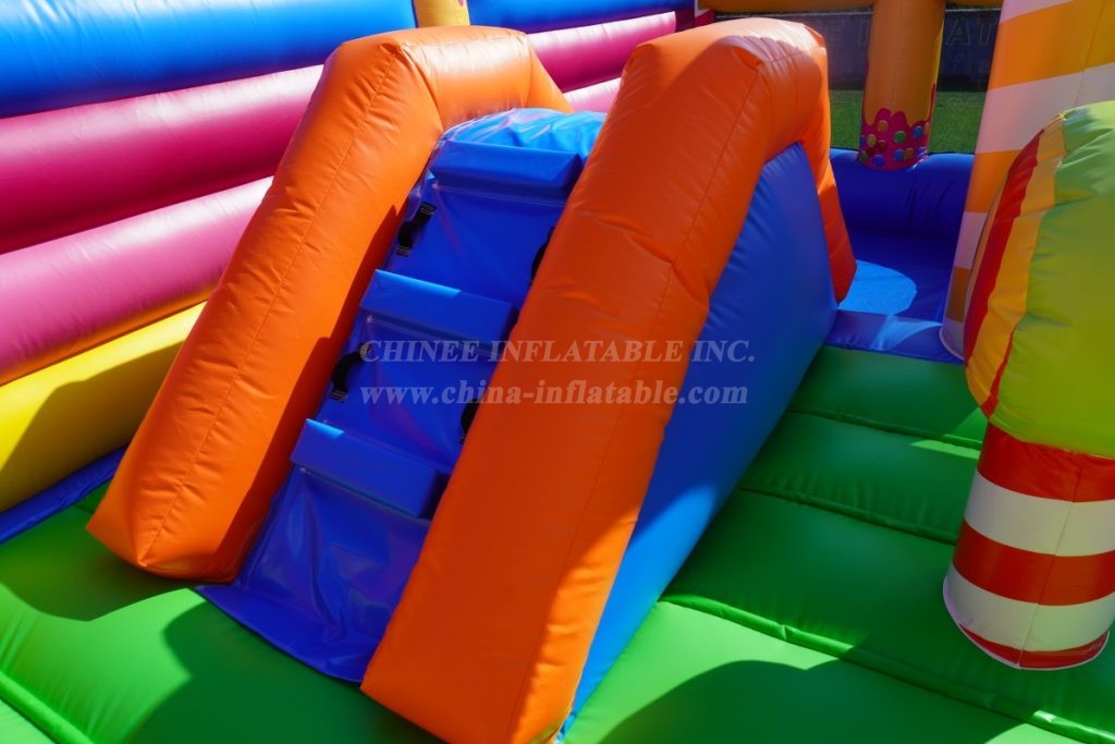 T6-6680B Candy-Themed Inflatable FunCity