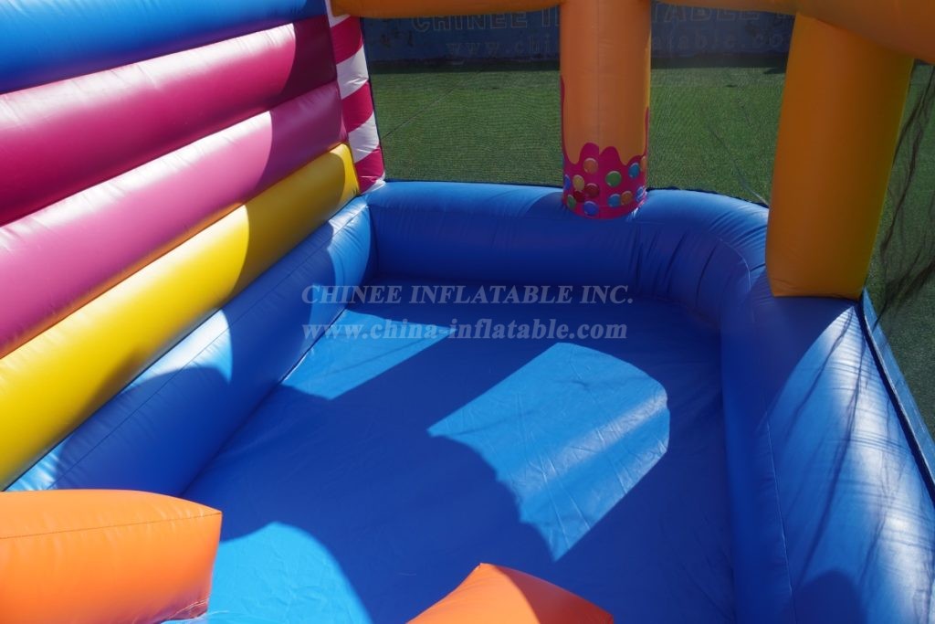 T6-6680B Candy-Themed Inflatable FunCity