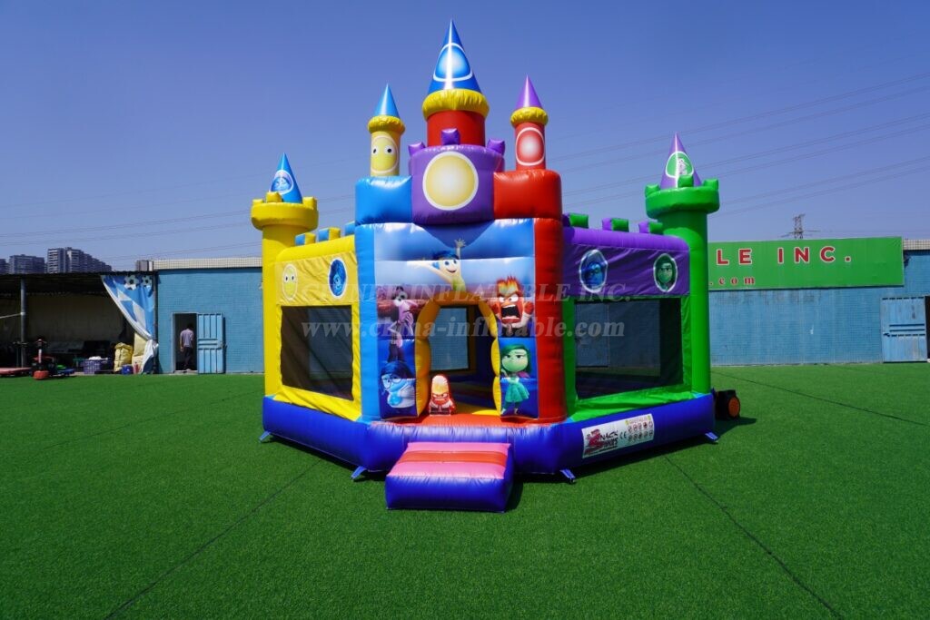 T5-3257 Inside Out Theme Inflatable Castle