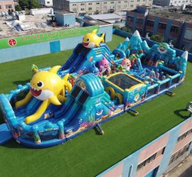 GF3-1002 Baby Shark Theme Inflatable Playground