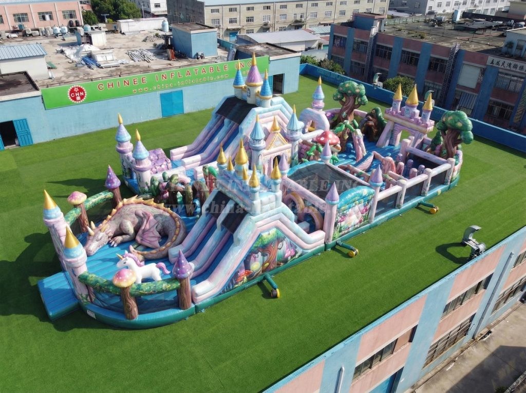GF3-1009 Fairy Tale Theme Inflatable Playground