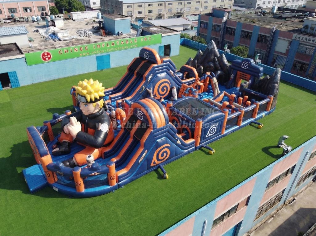 GF3-1021 Naruto Theme Inflatable Playground
