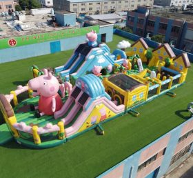 GF3-1023 Peppa Pig Theme Inflatable Playground