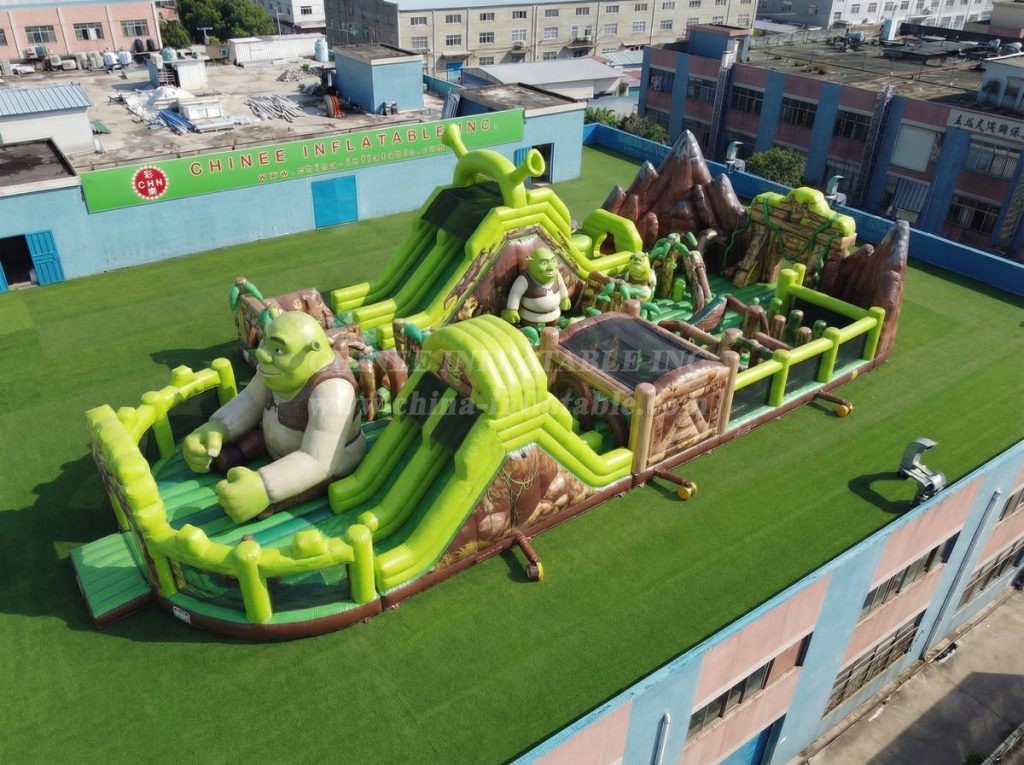GF3-1031 Shrek Theme Inflatable Playground