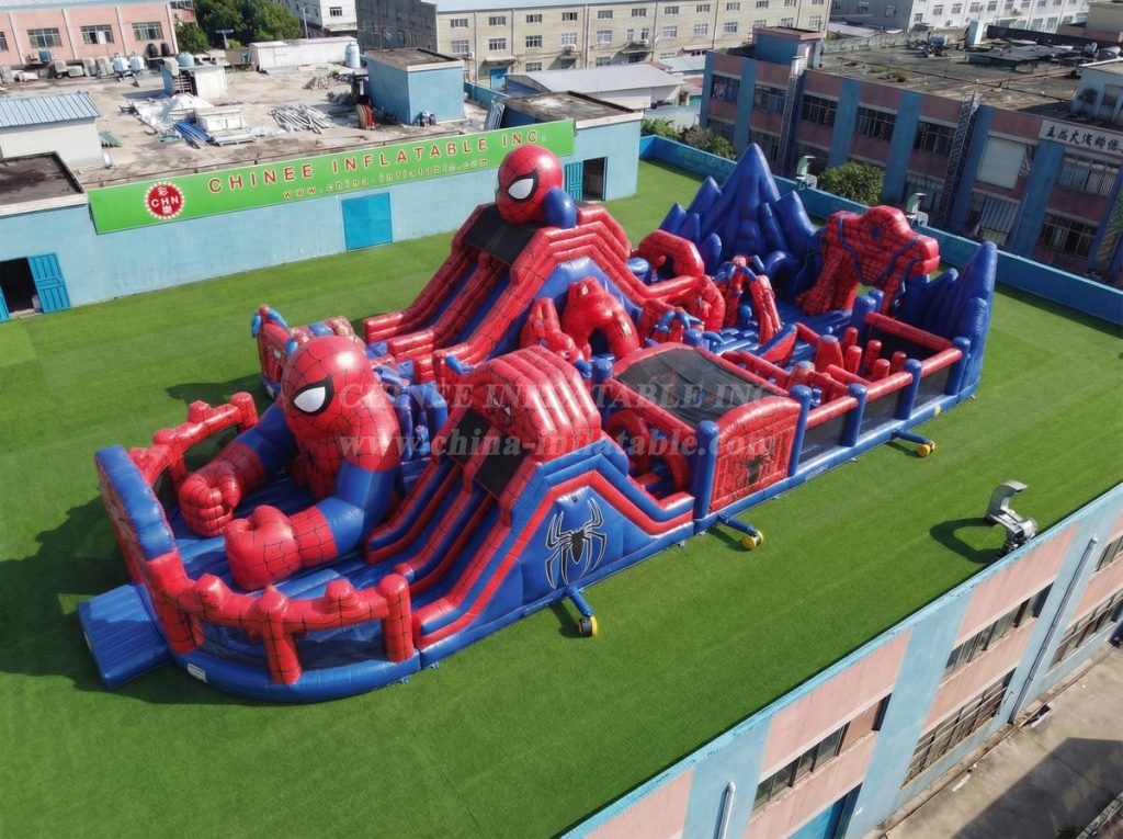 GF3-1034 Spider-Man Theme Inflatable Playground