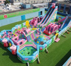 GF3-1091 Peppa Pig Theme Inflatable Park