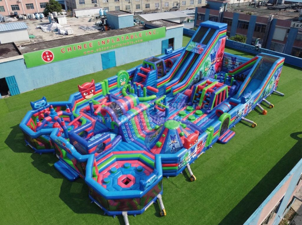 GF3-1093 PJ Masks Theme Inflatable Park