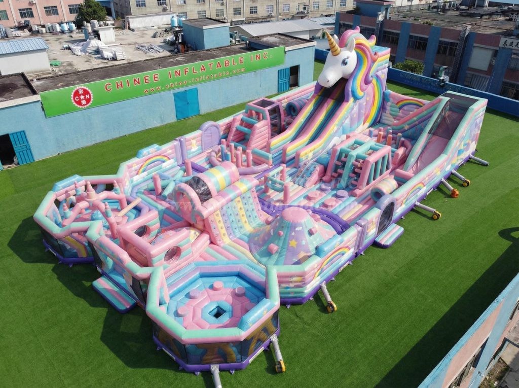 GF3-1122 Unicorn Theme Inflatable Park