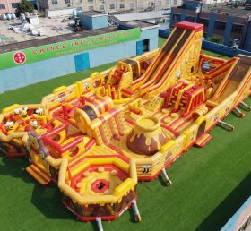 GF3-1123 Winnie The Pooh Theme Inflatable Park