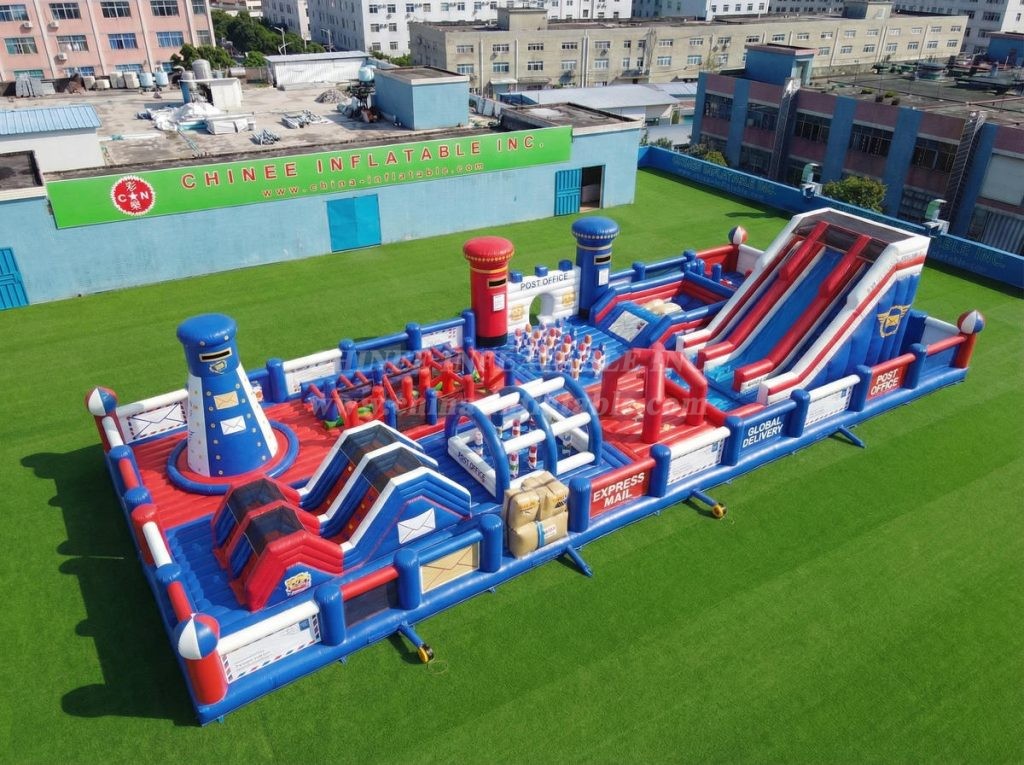 GF3-1155 Post Office Theme Inflatable Park