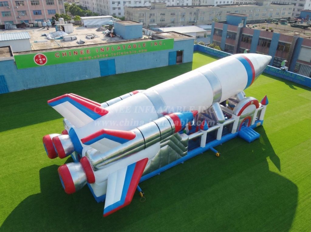 GF3-1157 Rocket Theme Inflatable Park