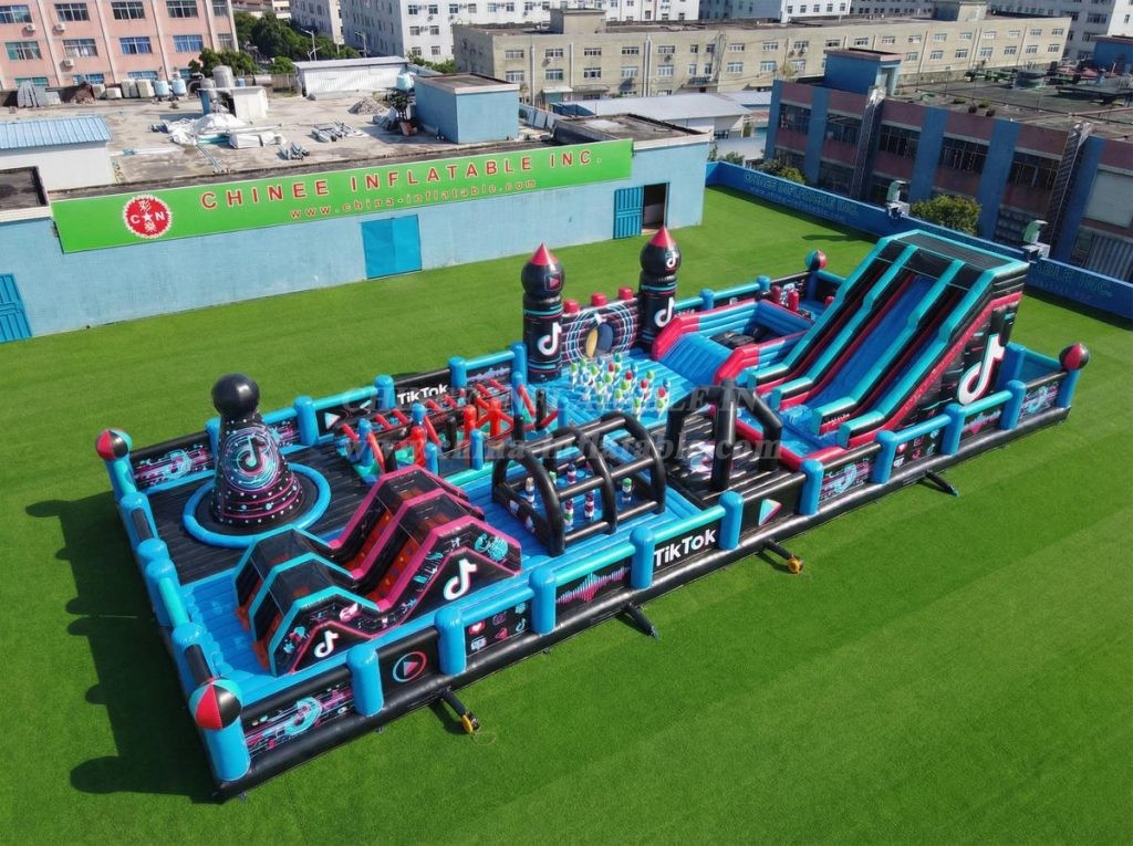 GF3-1160 TikTok Theme Inflatable Park