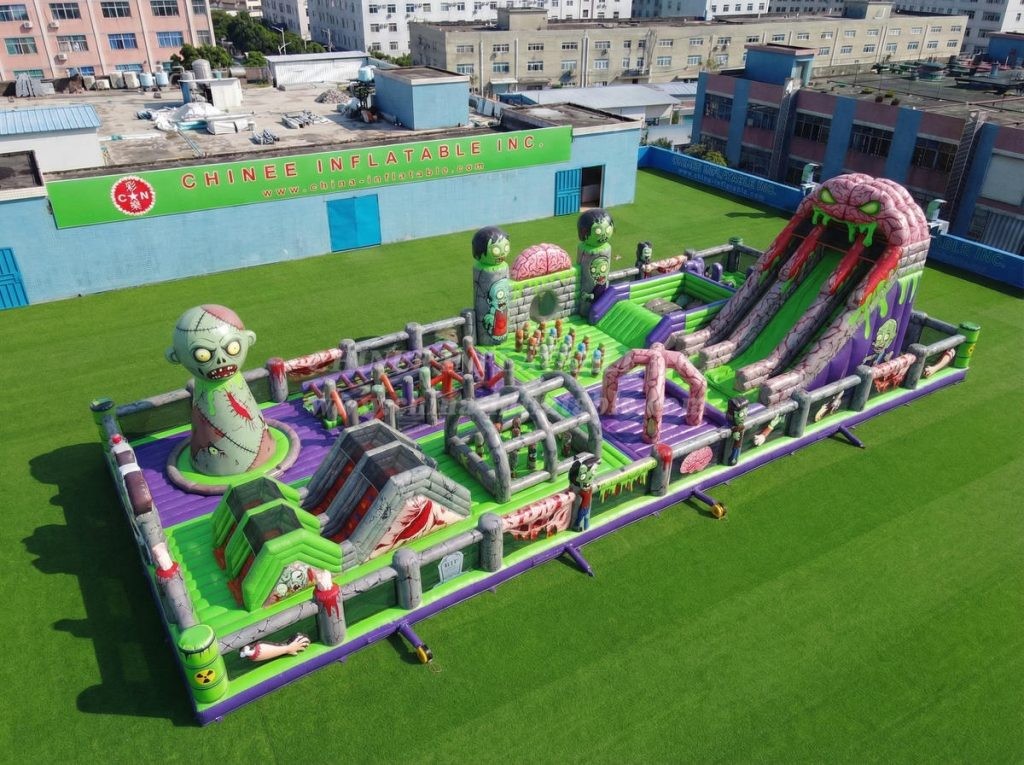 GF3-1166 Zombie Theme Inflatable Park