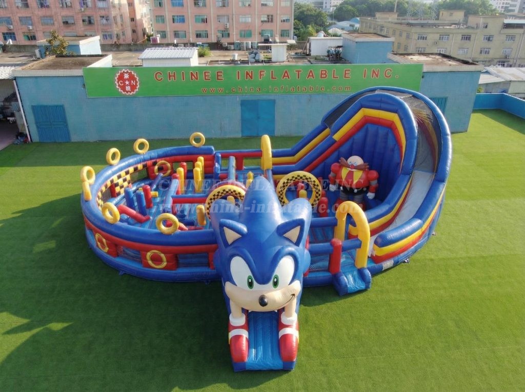 GF3-1177 Sonic Theme Inflatable Funcity