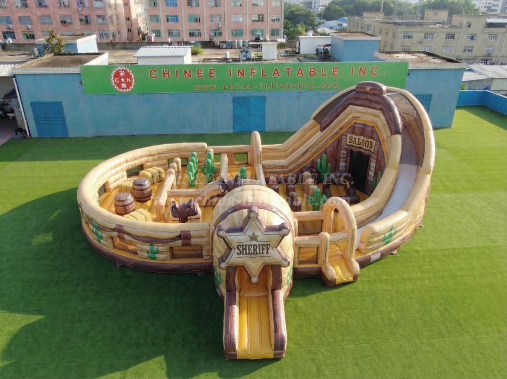 GF3-1181 Wild West Theme Inflatable Funcity