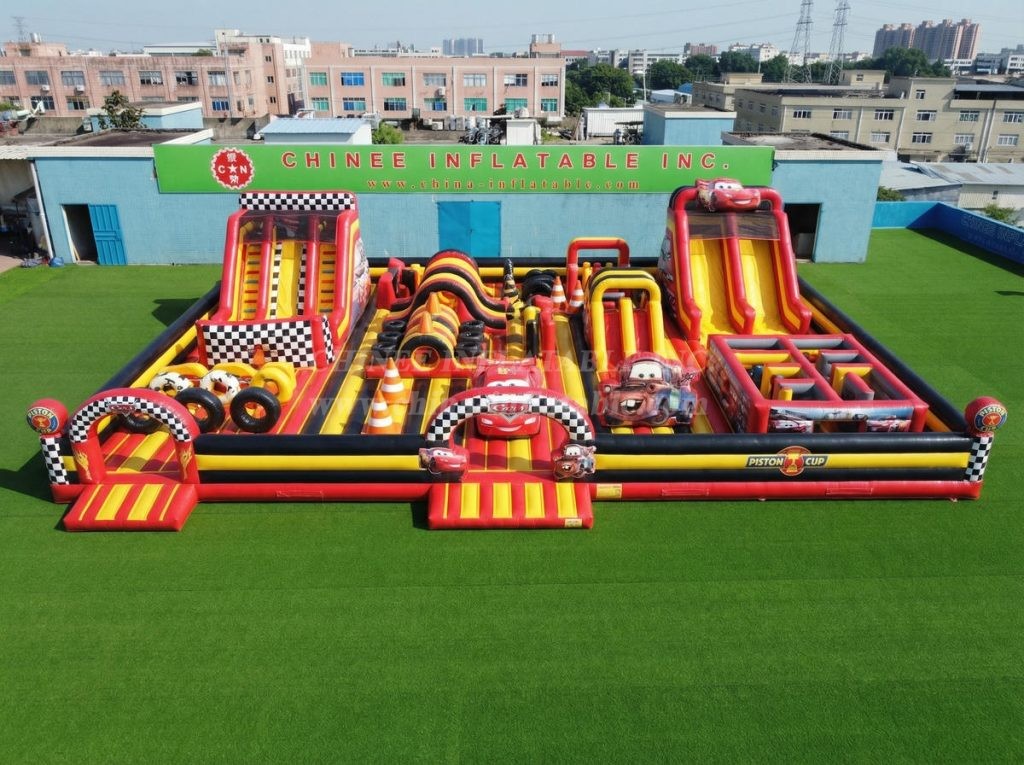 GF3-1195 Cars Theme Inflatable Funcity