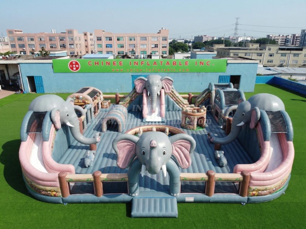GF3-1206 Elephant Theme Inflatable Funcity