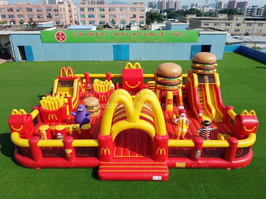 GF3-1232 McDonald Theme Inflatable Funcity