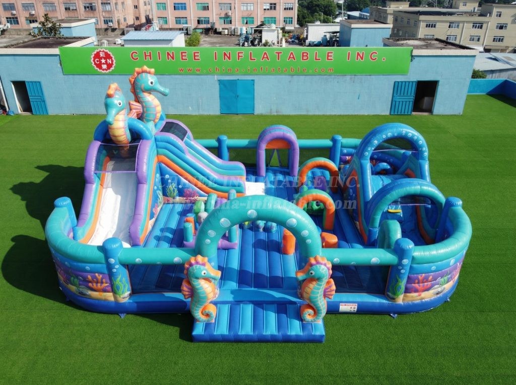 GF3-1263 Seahorse Theme Inflatable Funcity